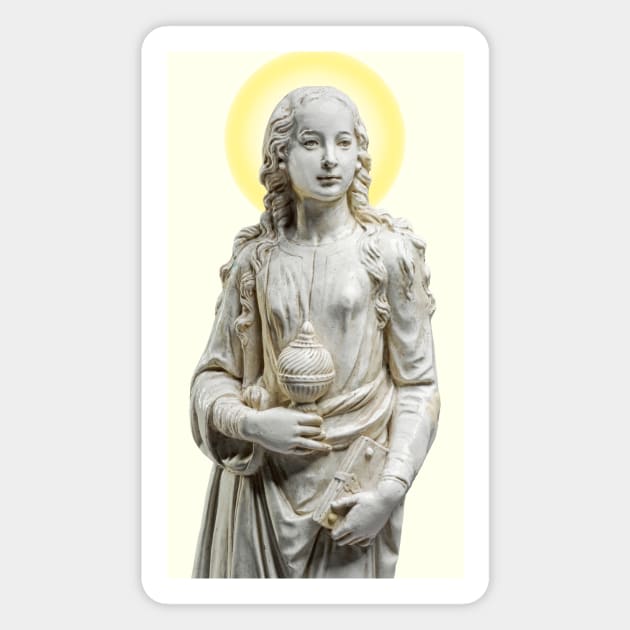 Saint Mary Magdalene Magnet by Catholicamtees